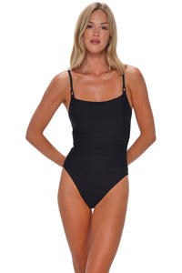 Sunsets Black Pamela One Piece