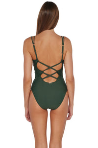 Sunsets Island Green Veronica One Piece XS / ISLGR / 112