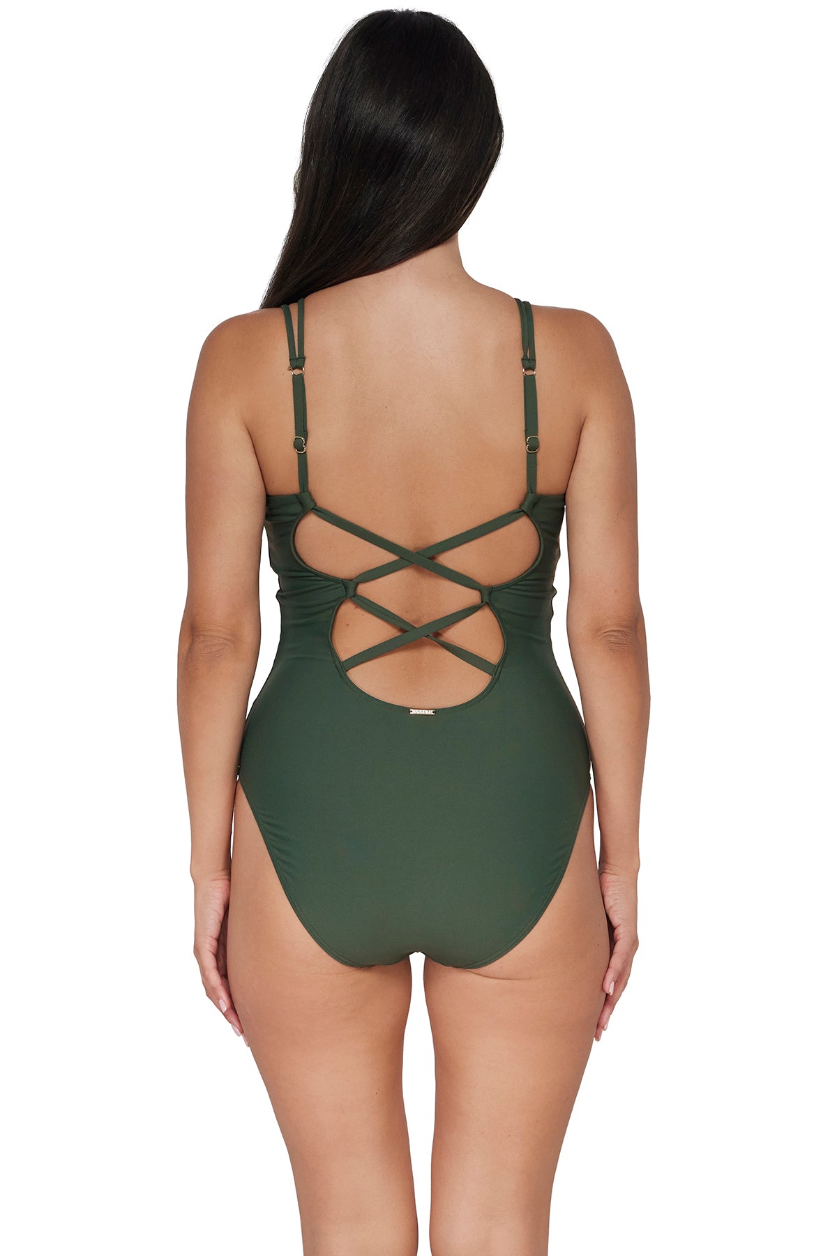 Back Sunsets Island Green Veronica One Piece XS / ISLGR / 112