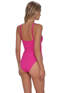 Pacifica Pink Diamond Lurex Mazzy One Piece