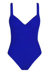 Pacifica Vivid Blue Rib Mazzy One Piece