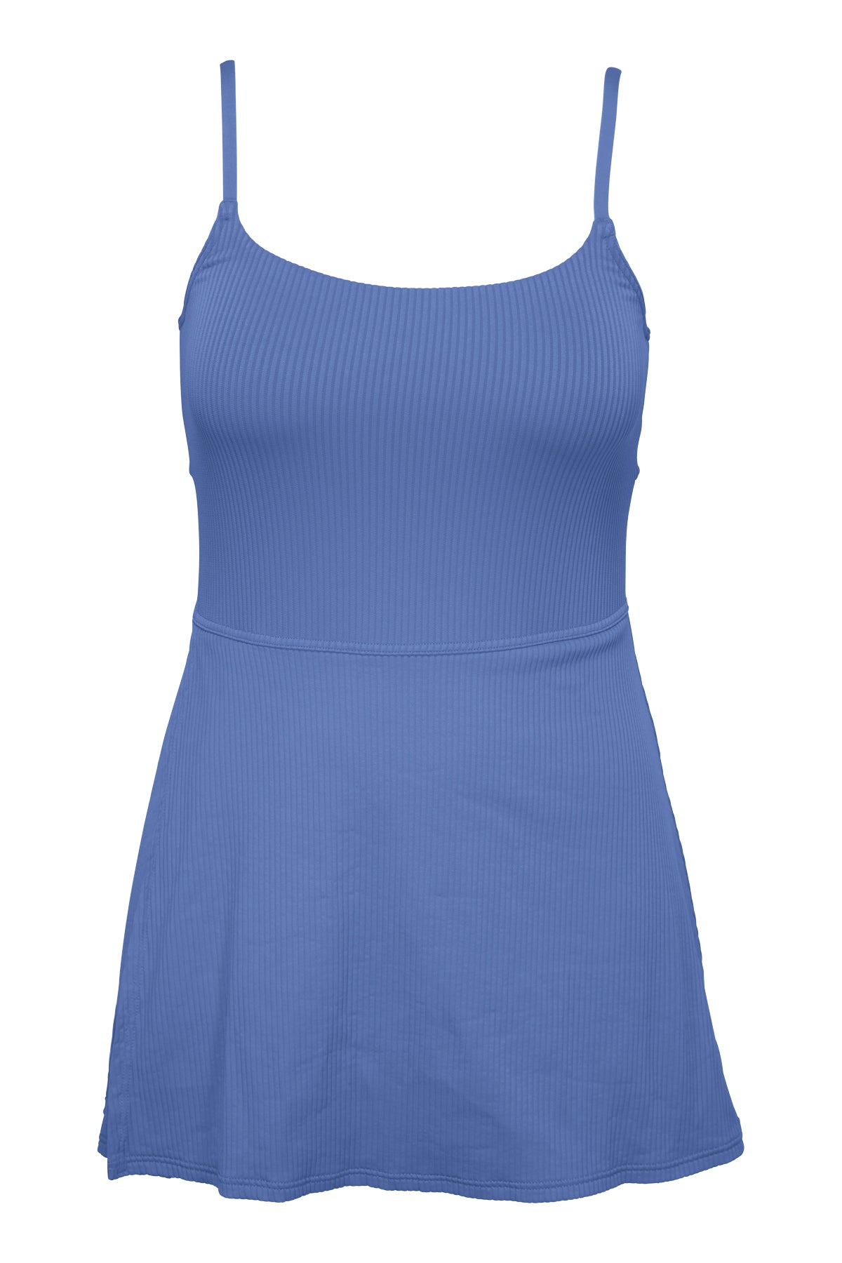 Sunsets Harbor Blue Sandbar Rib Naomi Swim Dress One Piece XS / HARBR / 130 Sunsets Harbor Blue Sandbar Rib Naomi Swim Dress One Piece XS / HARBR / 130