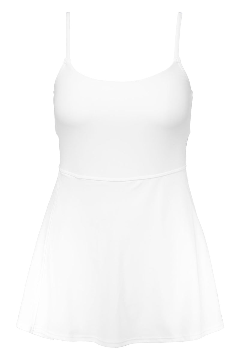 Sunsets White Lily Naomi Swim Dress One Pc XS / WHILI / 130