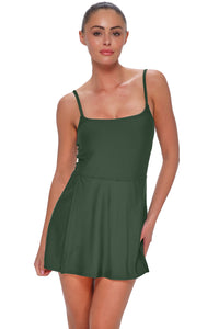 Sunsets Island Green Naomi Swim Dress