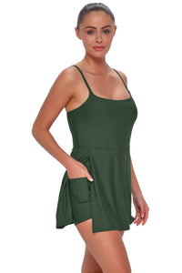Sunsets Island Green Naomi Swim Dress