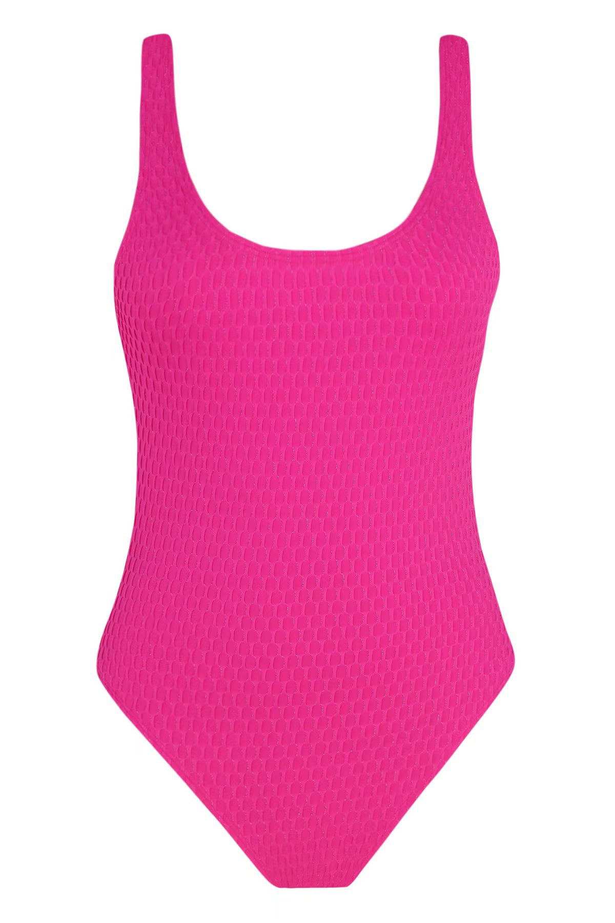 Pink Diamond Lurex Fiona One Piece Tank Swimsuit 🩷 Pacifica