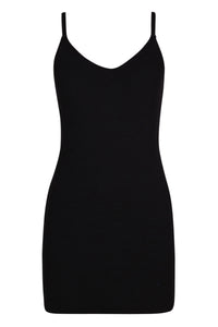 Pacifica Black Rib Zenya Dress Cover-Up