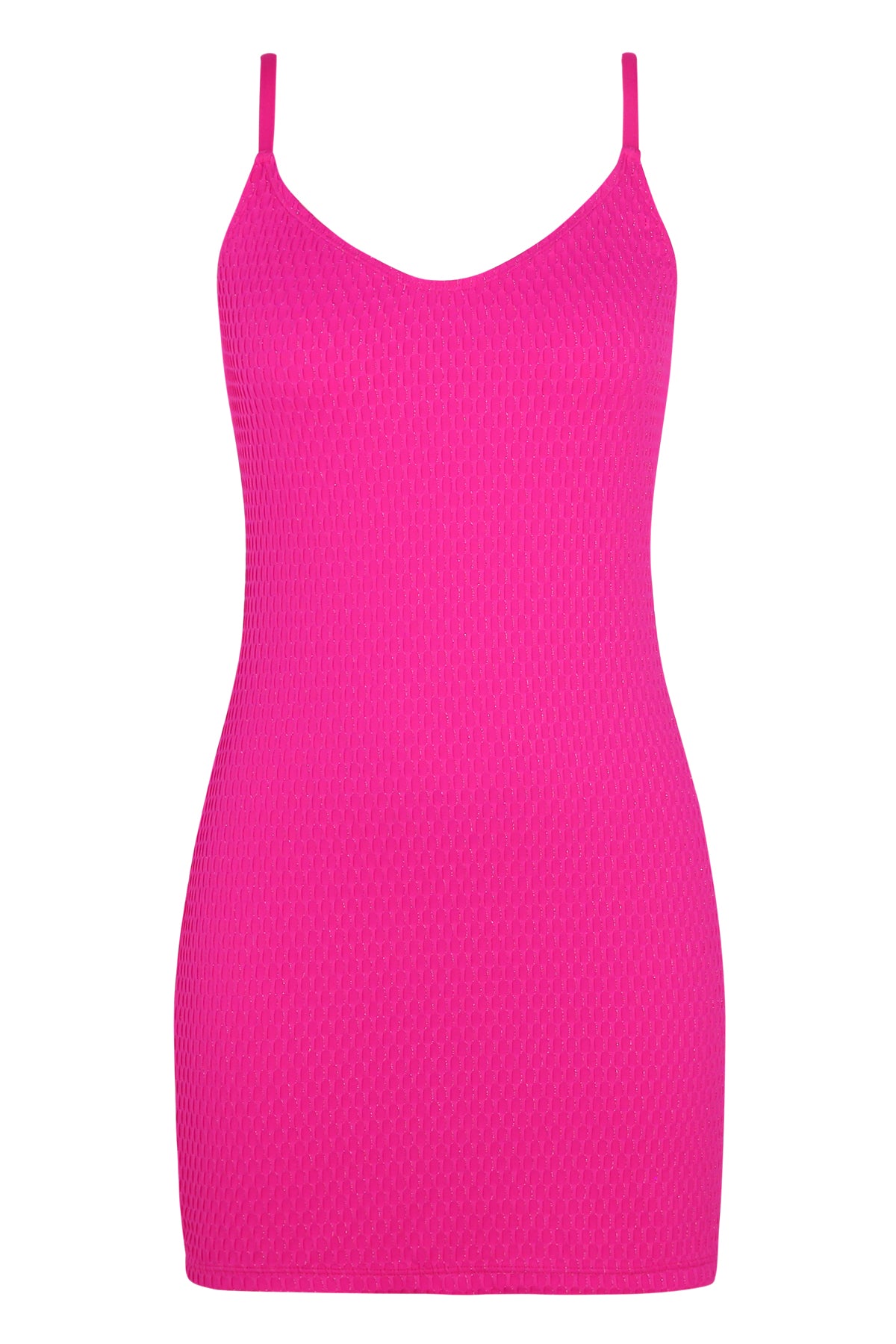Pacifica Pink Diamond Lurex Zenya Dress Cover-Up