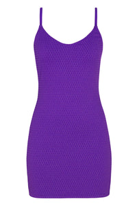 Pacifica Purple Gem Lurex Zenya Dress Cover-Up