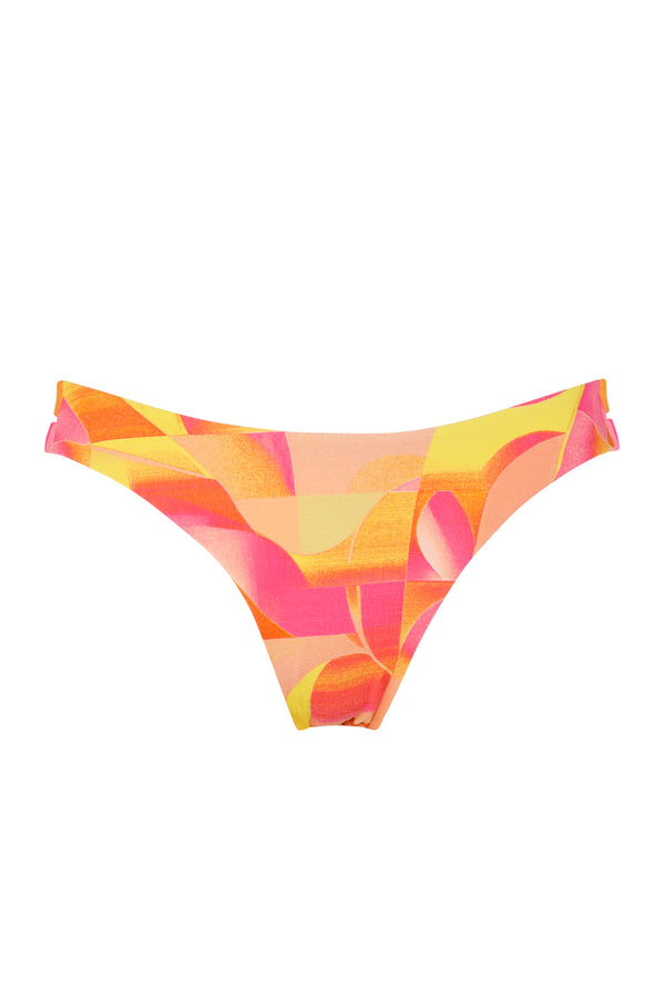 Front pose #1 of a floating garment shot featuring Sunsets Dreamsicle Crepe Dora Double Tab Bottom