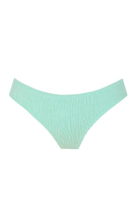 Front pose #1 of a floating garment shot featuring Pacifica by Sunsets Mint Scrunch Sandy Scoop Bottom