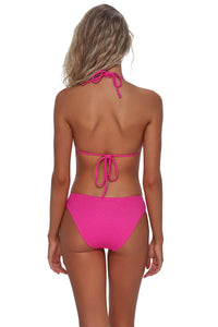 Pacifica Pink Diamond Lurex Sandy Scoop Bottom