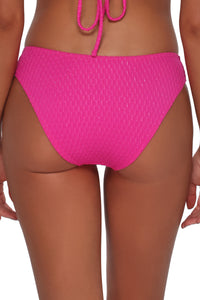 Pacifica Pink Diamond Lurex Sandy Scoop Bottom