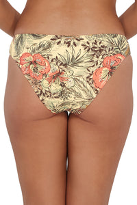 Back pose #1 of Taylor wearing Sunsets Island Spice Collins Hipster Bottom