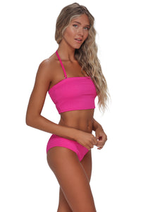 Pacifica Pink Diamond Lurex Penny Hipster Bottom