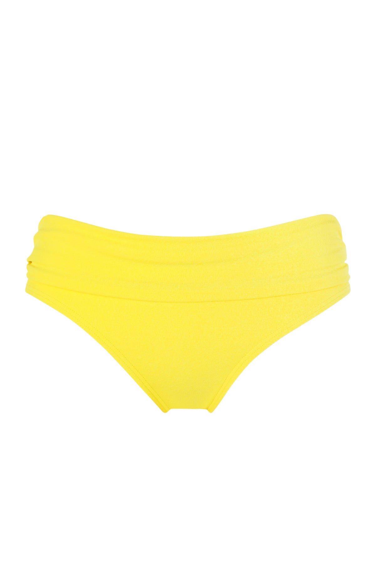 Front pose #1 of a floating garment shot featuring Sunsets Pineapple Crepe Unforgettable Bottom