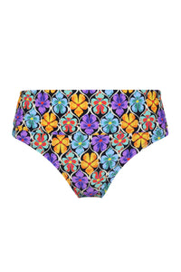 Front pose #1 of a floating garment shot featuring Sunsets Trellis Blooms Unforgettable Bottom