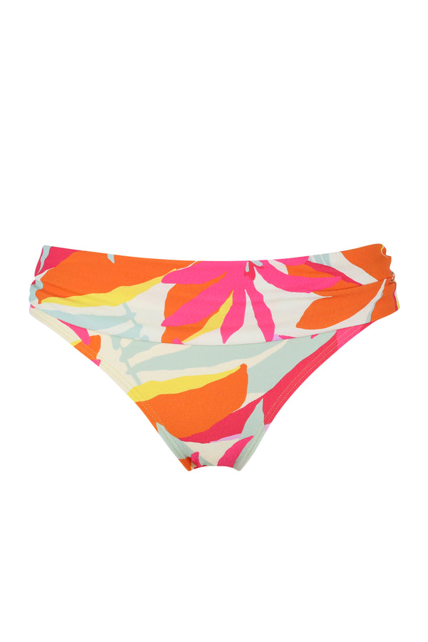 Front pose #1 of a floating garment shot featuring Sunsets Tropicolor Crepe Unforgettable Bottom