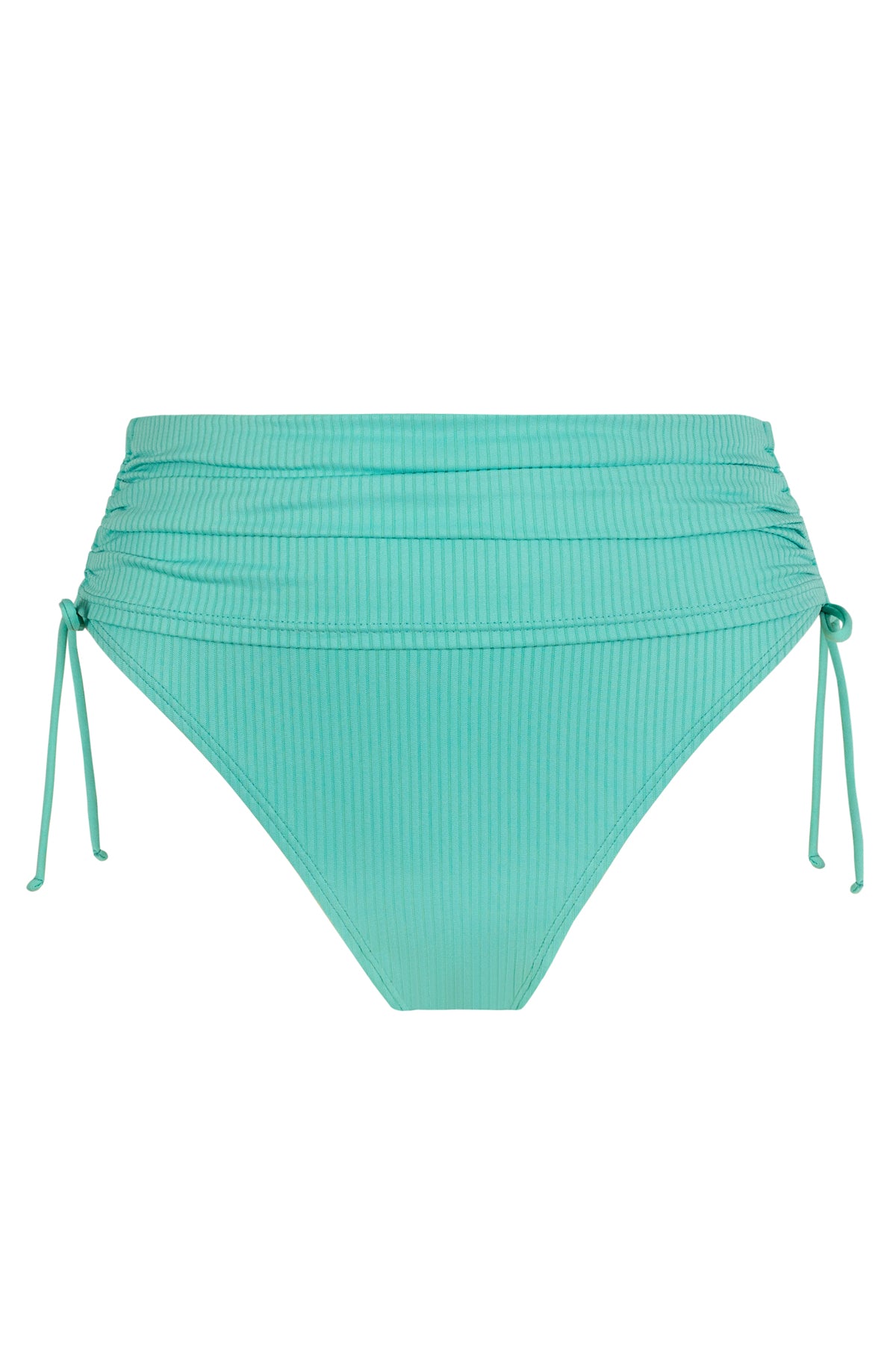 Sunsets Aqua Mist Sandbar Rib Darci High Waist Bottom