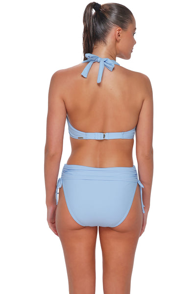 Sunsets Blue Whisper Darci High Waist Bottom
