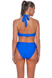 Sunsets Electric Blue Darci High Waist Bottom