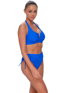 Sunsets Electric Blue Darci High Waist Bottom