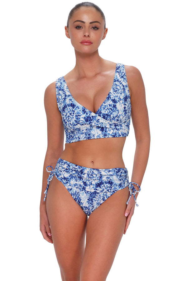 Sunsets Island Ink Rib Darci High Waist Bottom