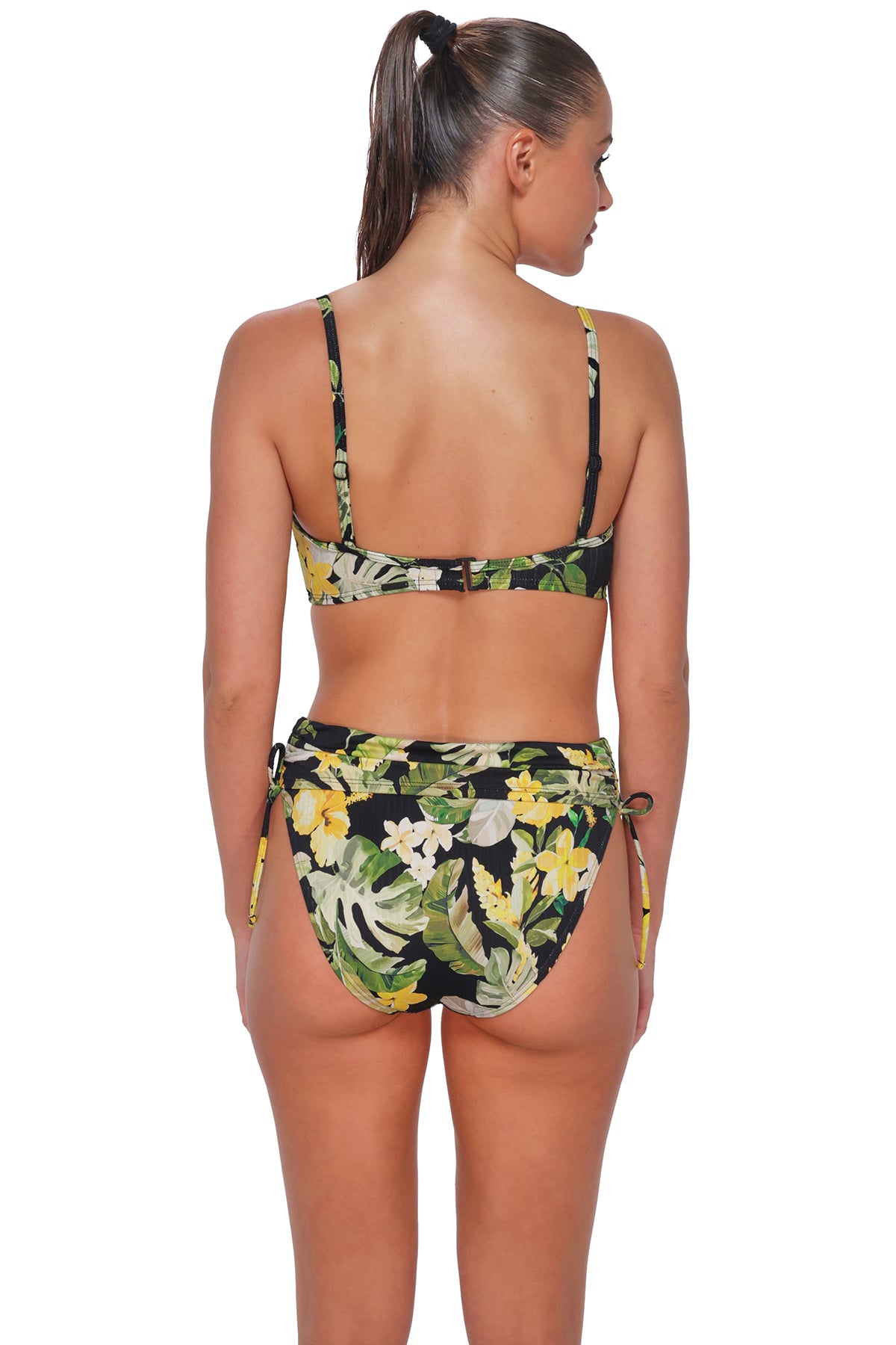 Sunsets Night Bloom Darci High Waist Bottom