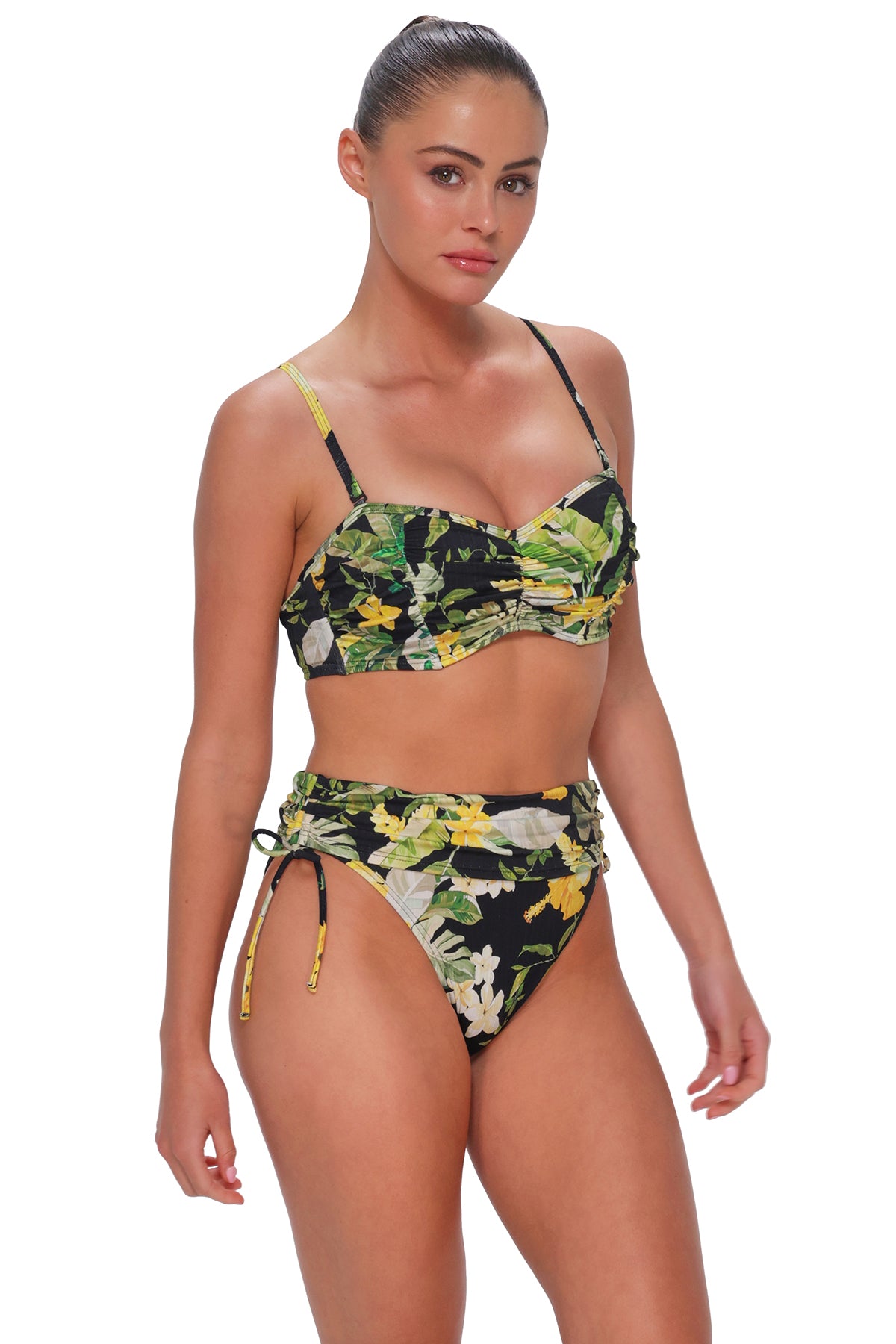 Sunsets Night Bloom Darci High Waist Bottom