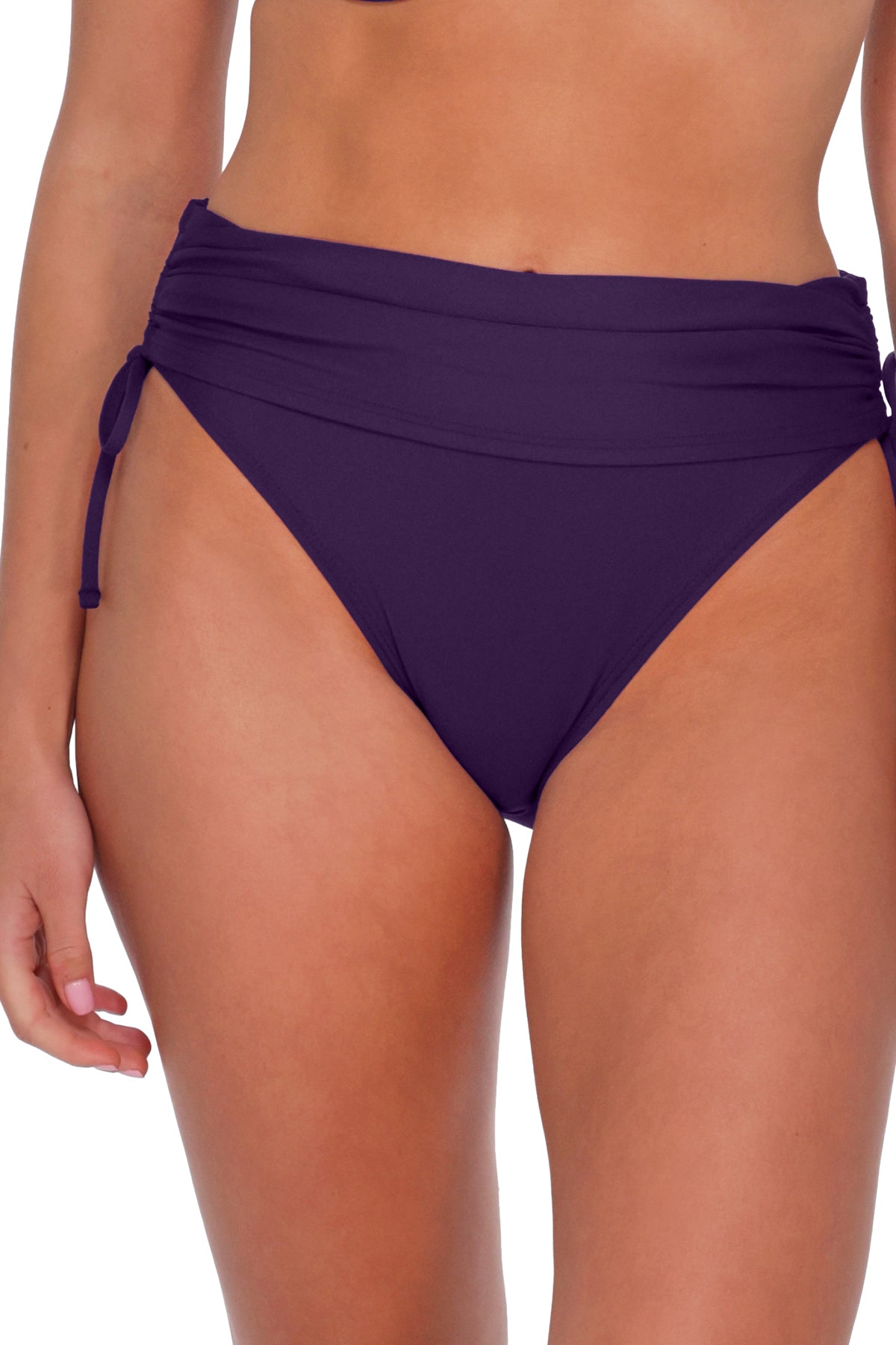 Sunsets Paradise Plum Darci High Waist Bottom