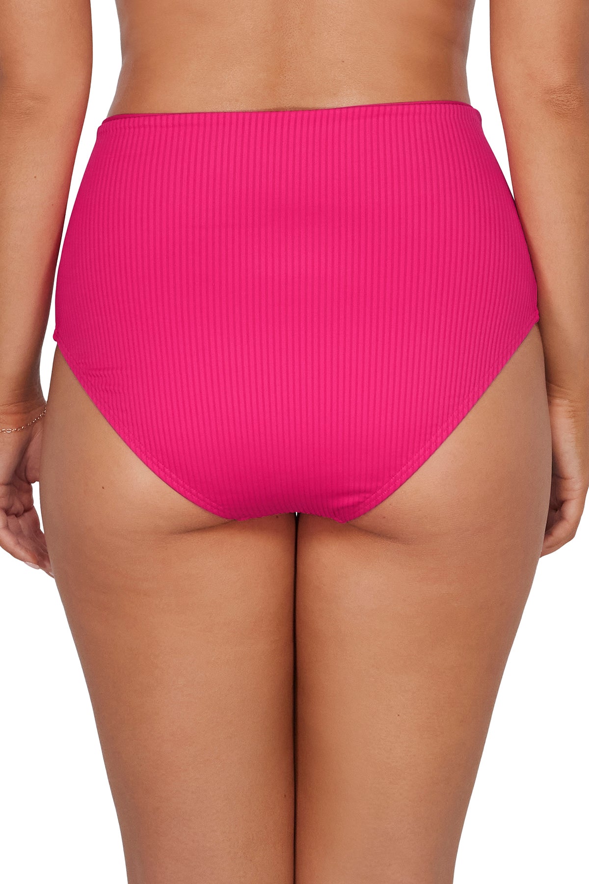 Sunsets Begonia Sandbar Rib Capri High Waist Bottom XS / BEGON / 310B