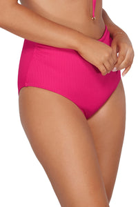 Sunsets Begonia Sandbar Rib Capri High Waist Bottom XS / BEGON / 310B