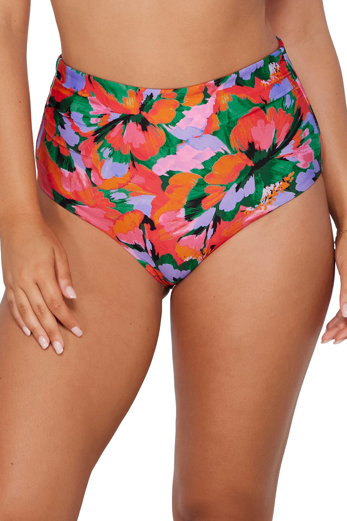 Sunsets Hummingbird Cove Capri High Waist Bottom XS / HUMMI / 310B