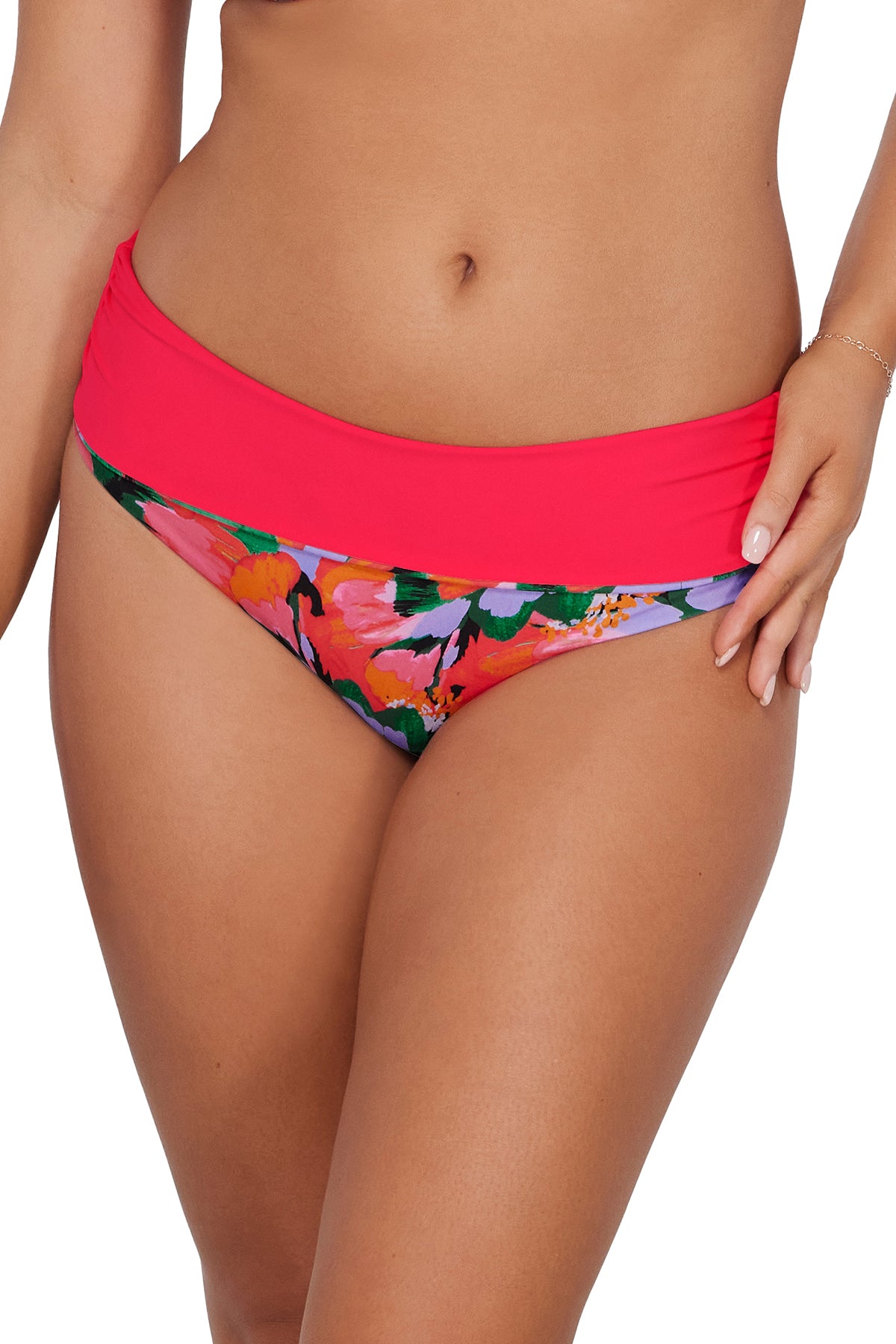 Sunsets Hummingbird Cove Capri High Waist Bottom XS / HUMMI / 310B