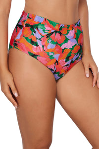 Sunsets Hummingbird Cove Capri High Waist Bottom XS / HUMMI / 310B