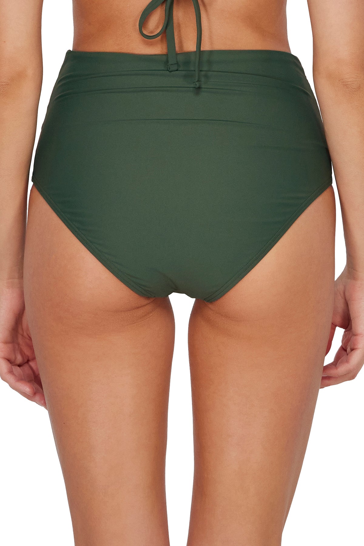 Sunsets Island Green Capri High Waist Bottom XS / ISLGR / 310B