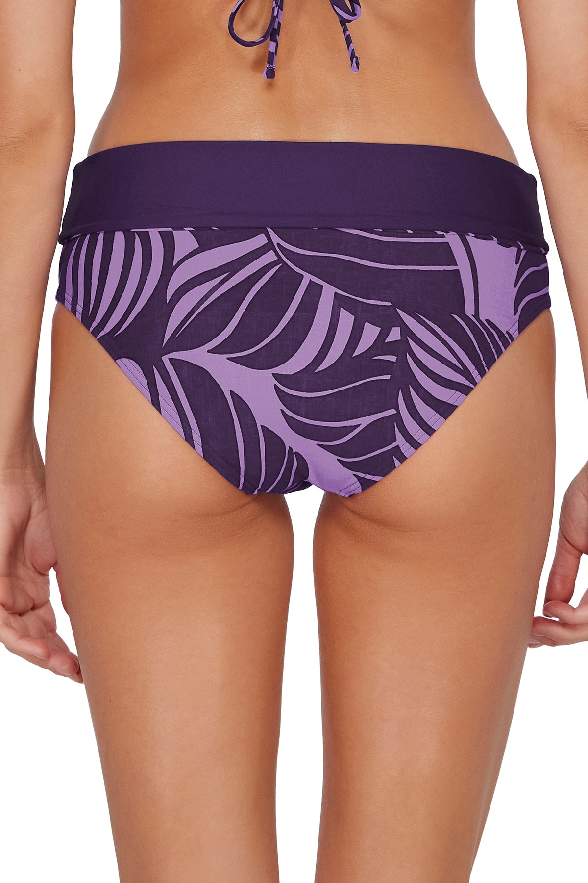 Sunsets Mystic Palms Capri High Waist Bottom XS / MYSTI / 310B