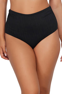 Sunsets Venice Seagrass Texture Capri High Waist Bottom XS / VENIC / 310B