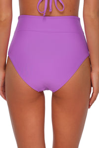 Sunsets Berry Burst Capri High Waist Bottom