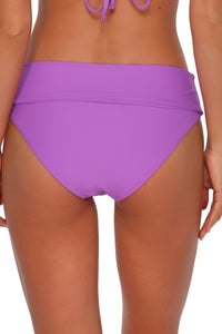 Sunsets Berry Burst Capri High Waist Bottom