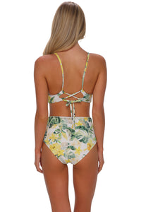 Sunsets Isla Soleil Crepe Capri High Waist Bottom