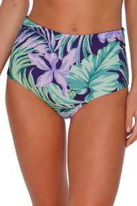 Sunsets Palm Shade Capri High Waist Bottom