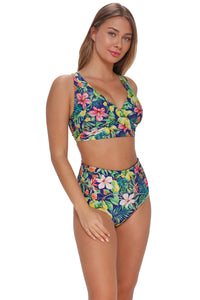 Sunsets Seaside Harvest Capri High Waist Bottom