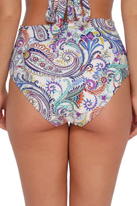 Sunsets Tide Pool Twist Capri High Waist Bottom
