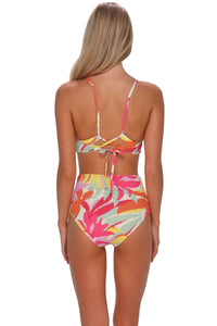 Sunsets Tropicolor Crepe Capri High Waist Bottom
