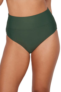 Sunsets Island Green Hannah High Waist Bottom XS / ISLGR / 33B