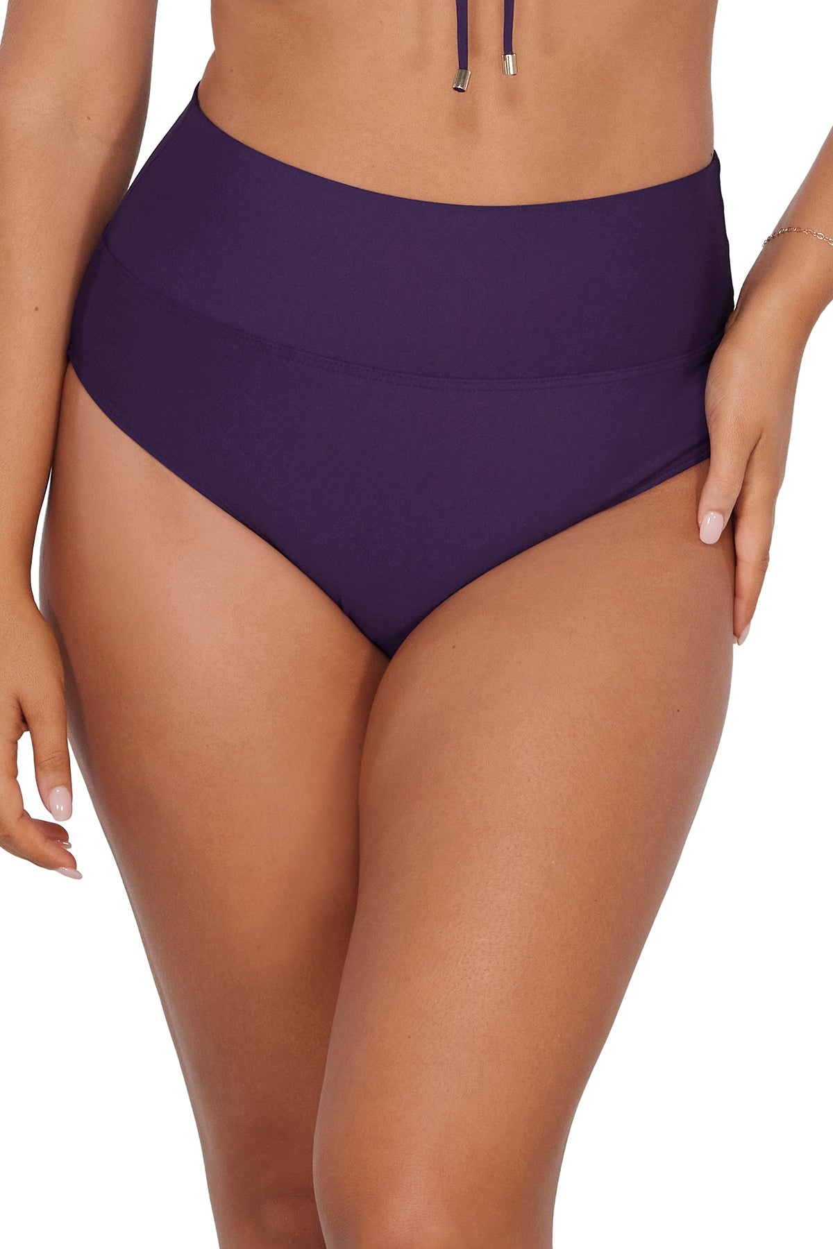 Sunsets Paradise Plum Hannah High Waist Bottom XS / PARAD / 33B