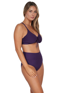 Sunsets Paradise Plum Hannah High Waist Bottom XS / PARAD / 33B