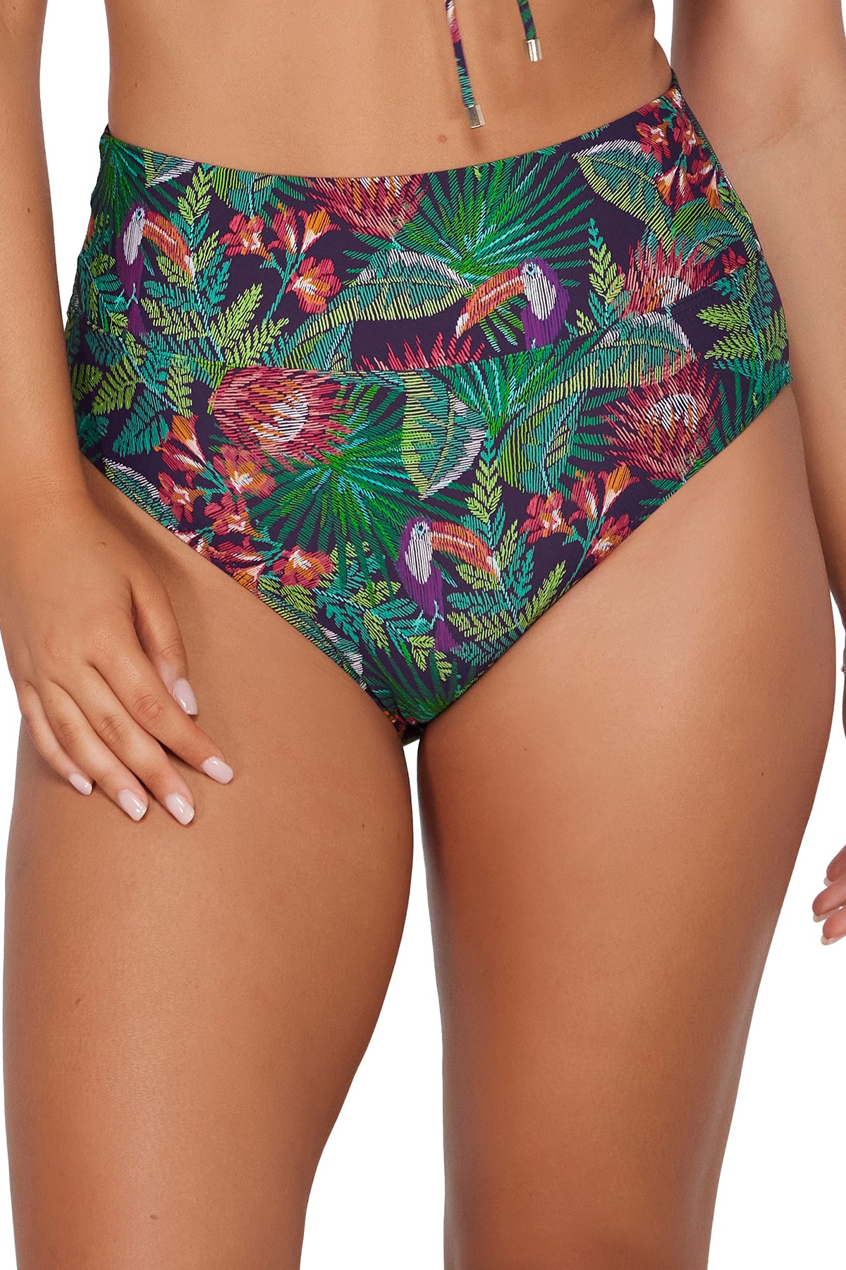 Sunsets Welcome To Rio Hannah High Waist Bottom XS / WELCO / 33B