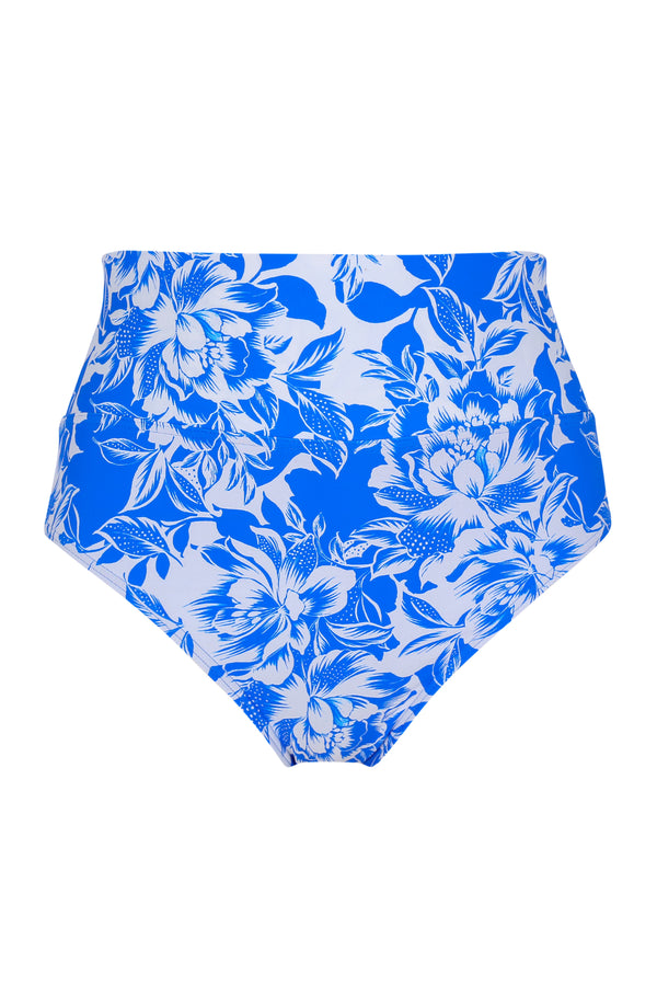 Front pose #1 of a floating garment shot featuring Sunsets Chelsea Petals Hannah High Waist Bottom